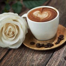 Схема вышивки «Любимый кофе»