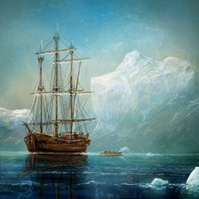 Схема вышивки «Северное море»