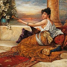 Схема вышивки «женский образ»