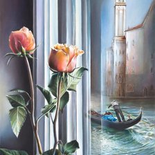 цветы на окне