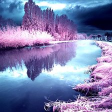 Схема вышивки «Пейзаж»