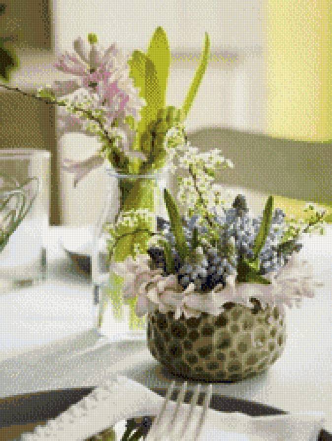 Нежно - весна, цветы, букетик - предпросмотр