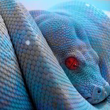 Схема вышивки «змея»