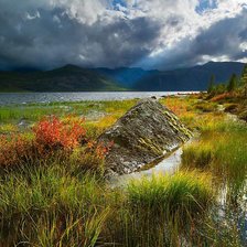 Схема вышивки «Озеро»