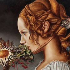 Схема вышивки «прекрасная незнакомка»