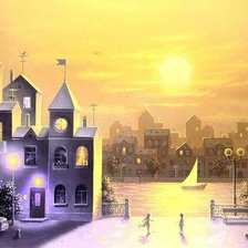 Схема вышивки «Серия "Пейзажи"»