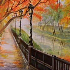 Схема вышивки «Серия "Пейзажи"»