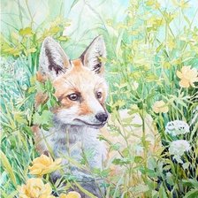 Схема вышивки «Лисичка»