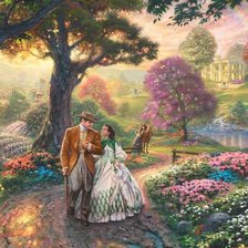 Схема вышивки «Унесенные ветром»