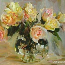 Схема вышивки «розы»