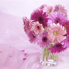 Схема вышивки «герберы»