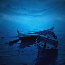 Схема вышивки «лодка»