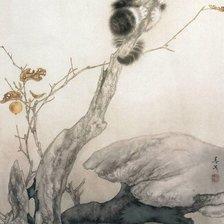 Схема вышивки «кошки»