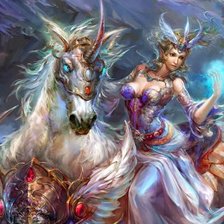 Схема вышивки «Небесная владычица»