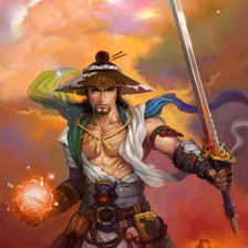 Схема вышивки «Воин»