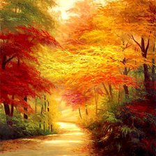 Схема вышивки «осень»