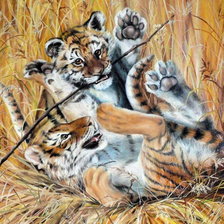 Схема вышивки «веселая игра»