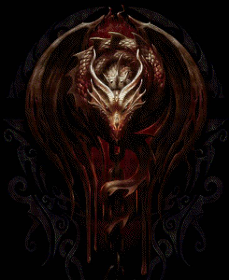 Серия "Драконы" - природа, драконы, миф, фэнтези, животные, сказка - предпросмотр