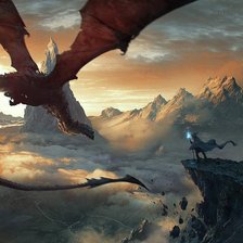 Схема вышивки «Серия "Драконы"»