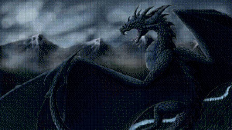 Серия "Драконы" - миф, животные, сказка, драконы, природа, фэнтези - предпросмотр