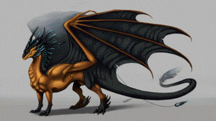 Серия "Драконы" - животные, природа, драконы, сказка, фэнтези, миф - предпросмотр