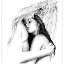 Схема вышивки «Под крылом...»