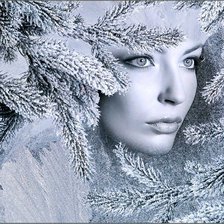 Схема вышивки «Снежная королева»