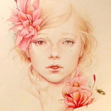 Схема вышивки «женский образ»