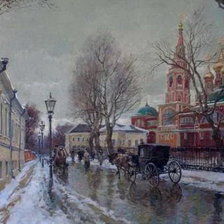 Схема вышивки «СЕРИЯ "ЗИМА В МОСКВЕ". 1»