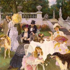 Схема вышивки «СЕРИЯ "ДВОРЯНСКАЯ УСАДЬБА". ЛЕТО В УСАДЬБЕ»