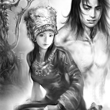 Схема вышивки «Монгольские предания»