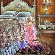 Схема вышивки «вечерняя молитва»