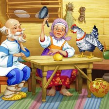 Схема вышивки «курочка Ряба»