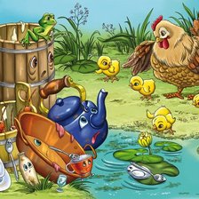 Схема вышивки «Федорино горе»