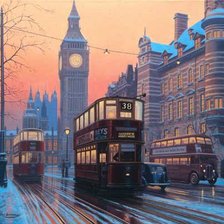 Схема вышивки «Лондон»