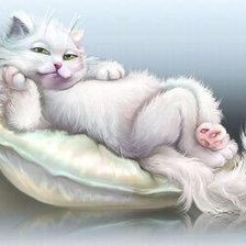 вальяжная киска