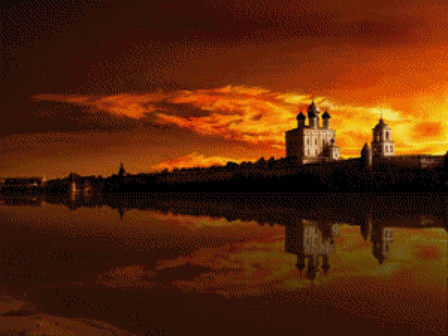 серия "закат" - закат.храм - предпросмотр