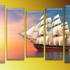 Схема вышивки «морской пейзаж»