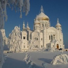 Схема вышивки «храм»