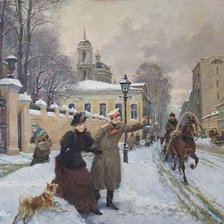 Схема вышивки «СЕРИЯ "ЗИМА В МОСКВЕ". 2»