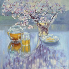 Схема вышивки «Белый натюрморт»