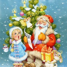 Схема вышивки «новый год»