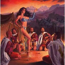 Схема вышивки «танец живота»