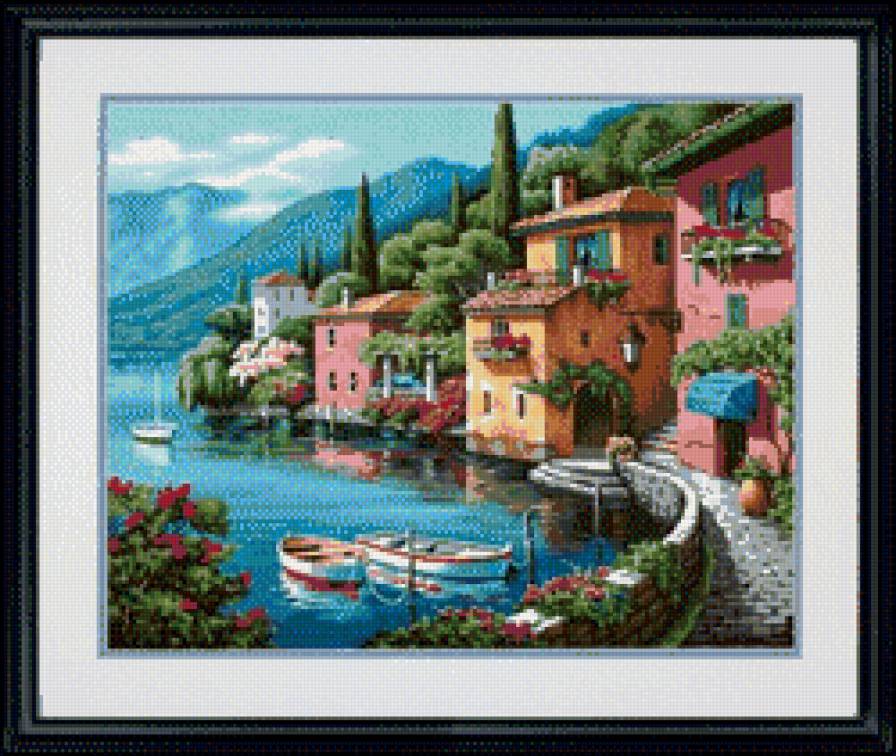 приморский городок - предпросмотр