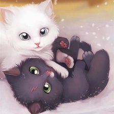 Схема вышивки «Пушистики»