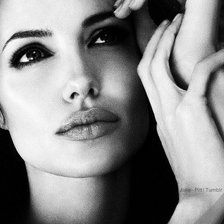 Схема вышивки «Анжелина Джоли»