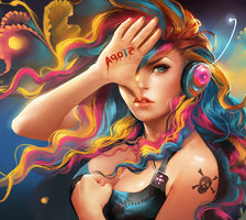 Схема вышивки «диско»