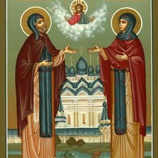 Схема вышивки «икона»