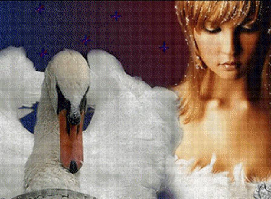 Лебединая душа - девушка, душа, лебедь, верность. - предпросмотр