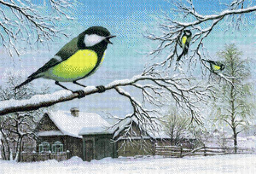 Птички-синички - предпросмотр